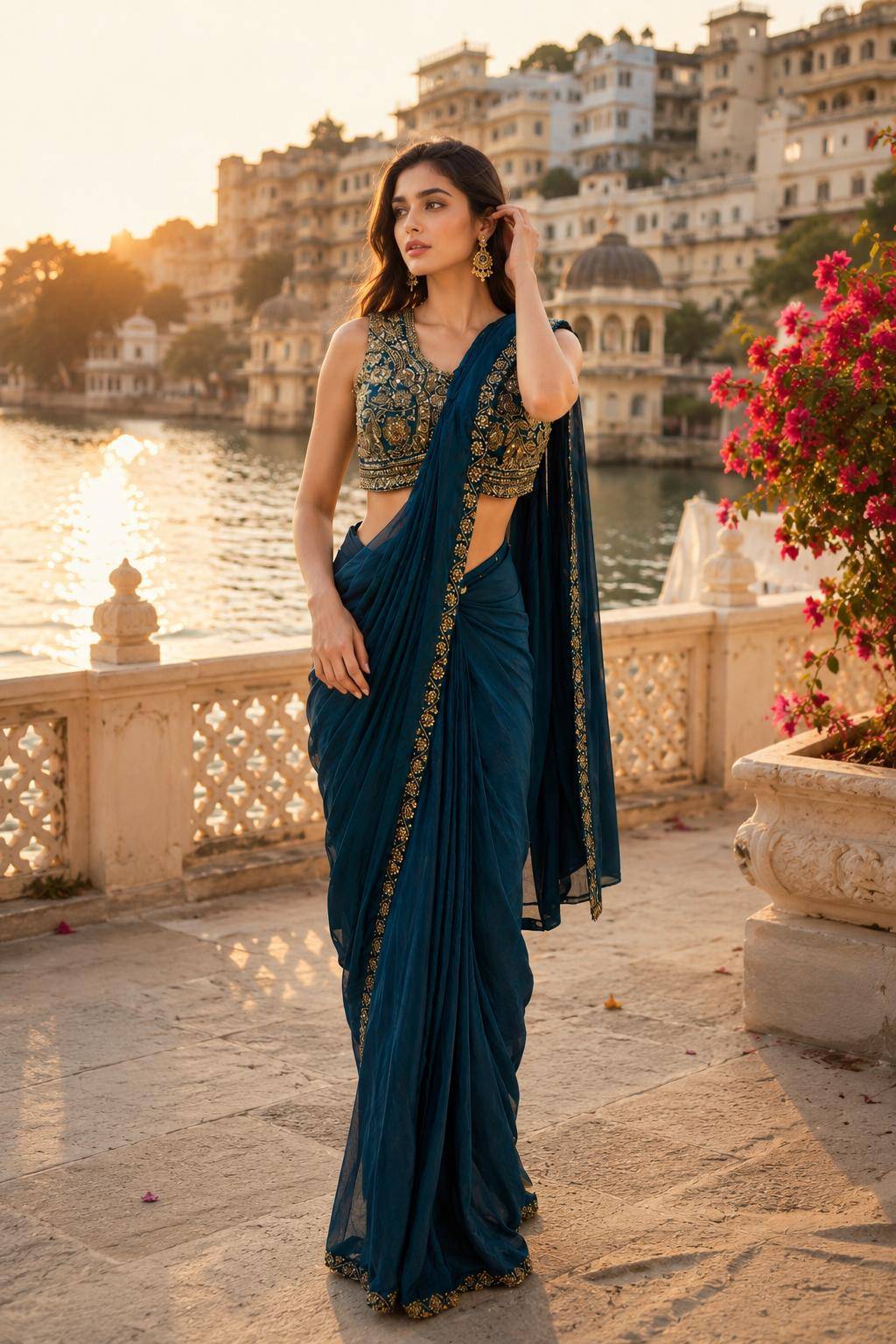 A514 BY AMOHA TRENDZ 01 To 03 Series Indian Traditional Wear Collection Fancy Colorful Party Wear FENDI Stitched Sarees At Wholesale Price